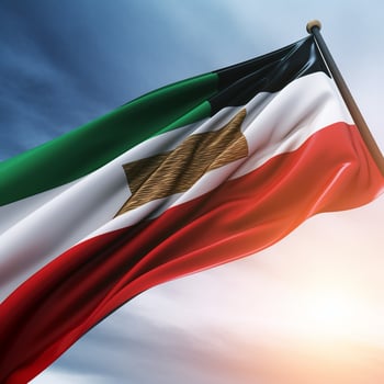 flag of United Arab Emirates The high photo
