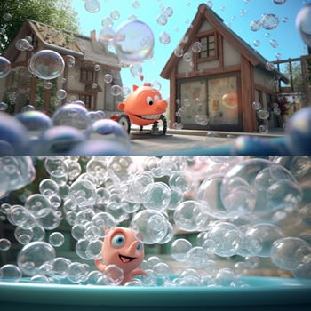 product shots of Bubble up high quality 4k ultra photo