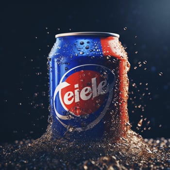 product shots of Diet Pepsi high quality 4k ultr photo