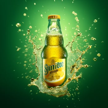 product shots of Sprite Lemon high quality 4k ul photo