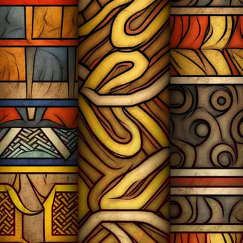 product shots of african pattern high quality 4k photo