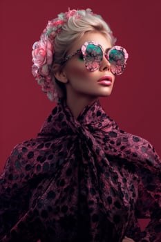 Ai Generative Photo portrait of a fashion women