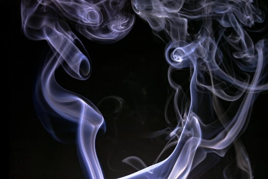 smoke beautiful pattern black background photo