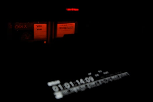 Close-up of the front panel of the digibeta recorder photo