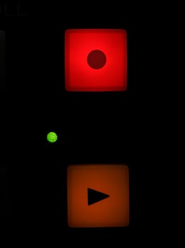 Macro shot of the Play and Record buttons photo