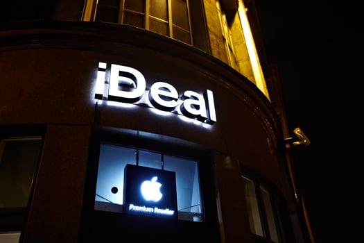Apple store in Riga, Latvia. photo