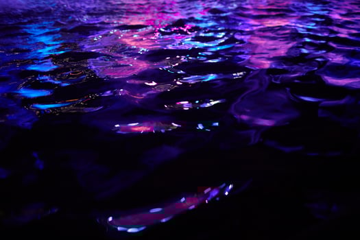 Blue water surface. photo