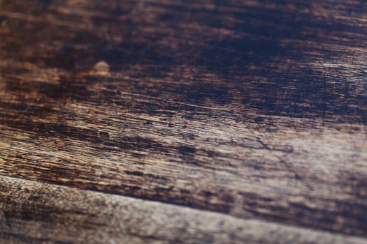 Worn out wooden floor photo