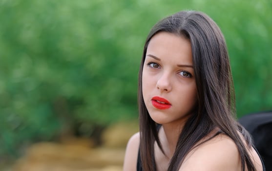 Young beautiful girl photo