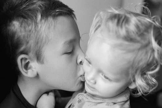 He adores little sister photo