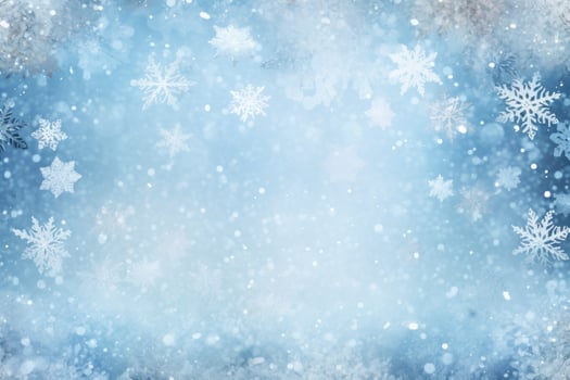 Christmas background with snowflakes photo