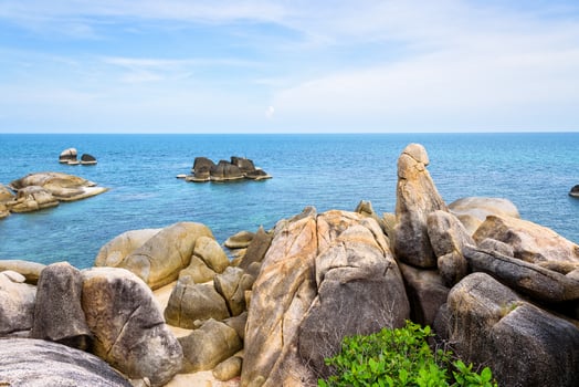 Hin Ta Hin Yai symbol of Koh Samui photo