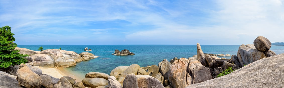 Panorama of Hin Ta Hin Yai photo