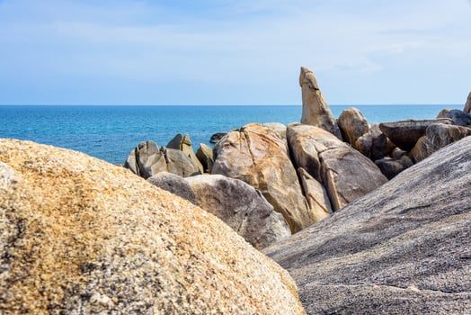 Hin Ta Hin Yai symbol of Koh Samui photo