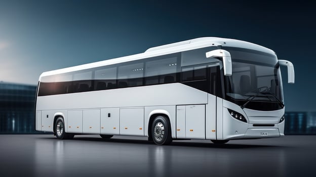 Bus in the street photo