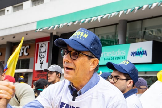 Bogota, Colombia, 16 August 2023. General Jorge Luis Vargas at the march asking for Gustavo Petro impeachment. Peaceful protest. La Marcha de la Mayoria. photo