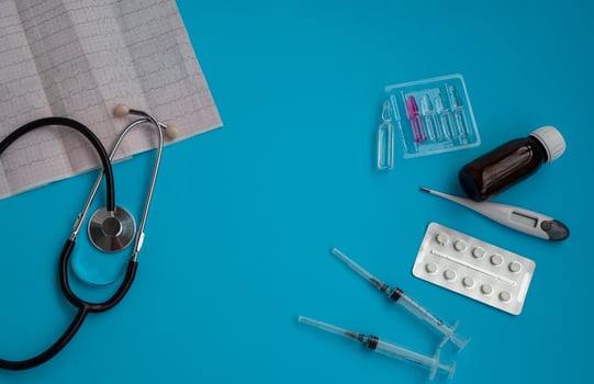 Doctor examines patients cardiogram and recommendations for heart disease. photo