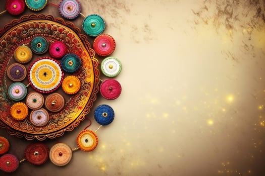Happy raksha bandhan festival beautiful ethnic banner design or background  generative ai photo