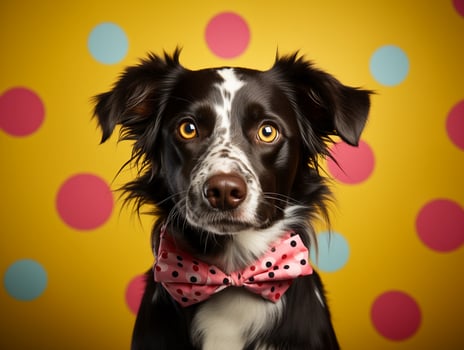 AI generated Cute sweet pet dog photo