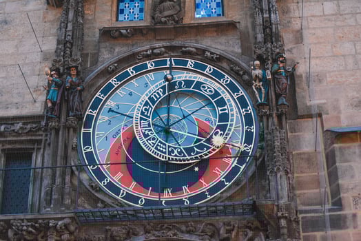 beautiful view of the city Prague photo