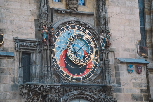 beautiful view of the city Prague photo