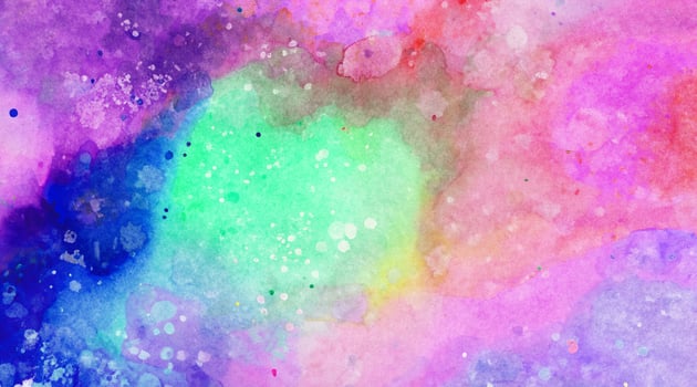 Abstract colorful watercolor for background photo