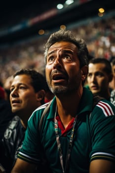 Sad Mexican soccer fans photo