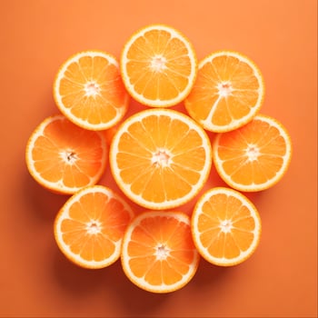Beauty of Orange, Generative Ai photo