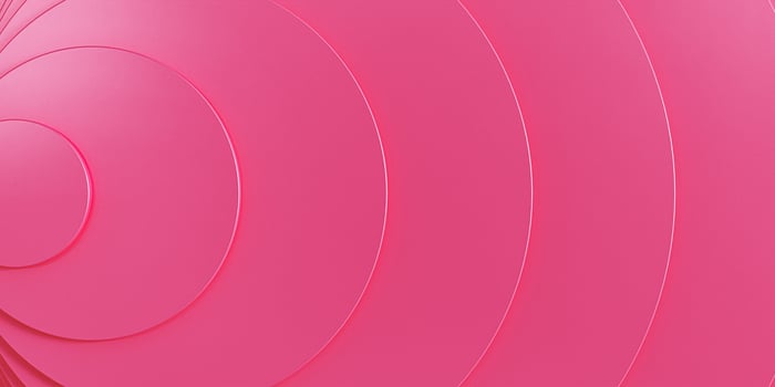Abstract wavy pink background. Pink modern circle shapes background for banner template. photo