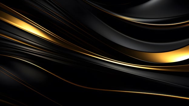 abstract background black and gold lines photo