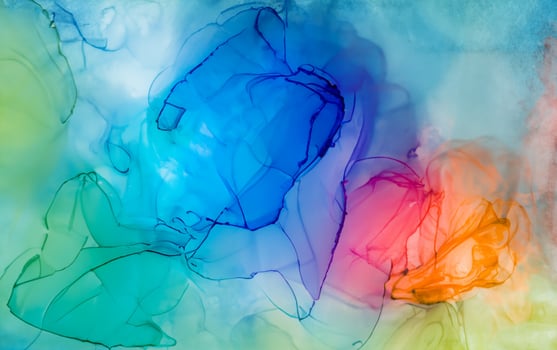Colorful alcohol ink abstract background photo