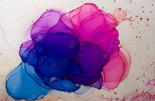 Colorful alcohol ink abstract background photo