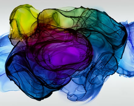 Colorful alcohol ink abstract background photo