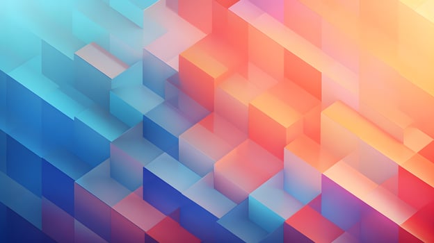 colorful abstract geometric background photo