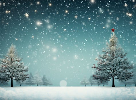 Holiday background with Christmas tree photo