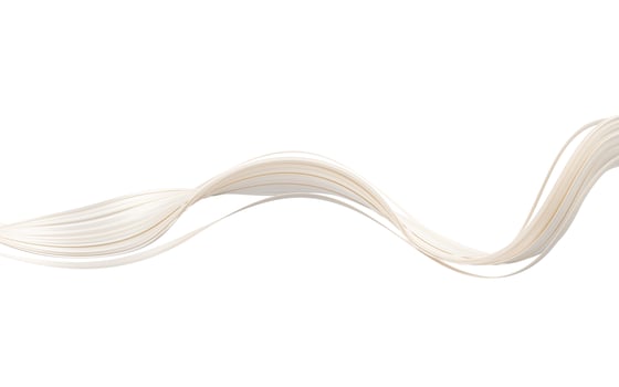 Flowing curve geometry lines, 3d rendering. photo