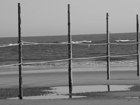 the island of Langeoog in germany photo