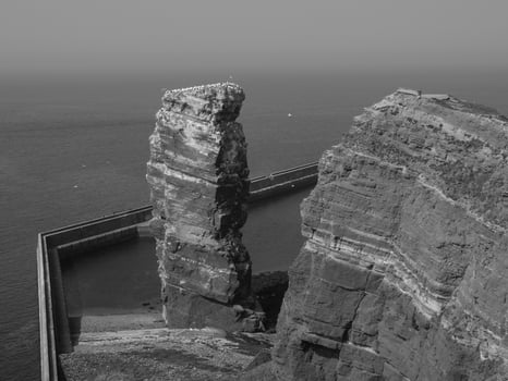 Helgoland island in the north sea photo