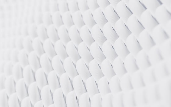 Wave cloth with microscopic detail, 3d rendering. photo