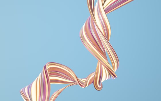 Abstract flowing curve lines, 3d rendering. photo