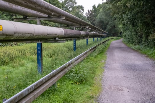 Trunk line pipes Insdustrie gas and oil photo