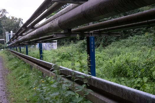 Trunk line pipes Insdustrie gas and oil photo