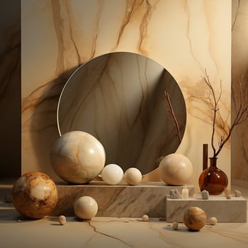 3d rendering flat interior AI Generative photo