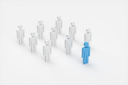 People models, business team concept, 3d rendering. photo