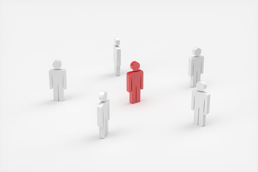 People models, business team concept, 3d rendering. photo
