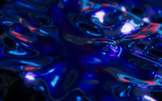 Abstract flowing liquid, 3d rendering. photo