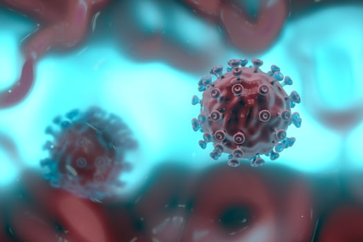 Coronavirus and infection,medical concept, 3d rendering. photo