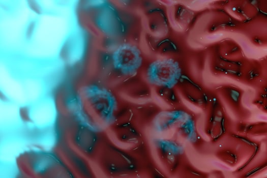 Coronavirus and infection,medical concept, 3d rendering. photo