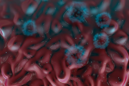 Coronavirus and infection,medical concept, 3d rendering. photo