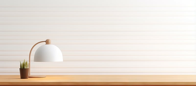 Desk lamp on white background photo